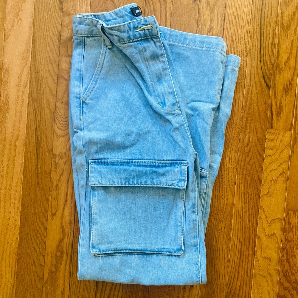 NWT Jean Cargo Pants